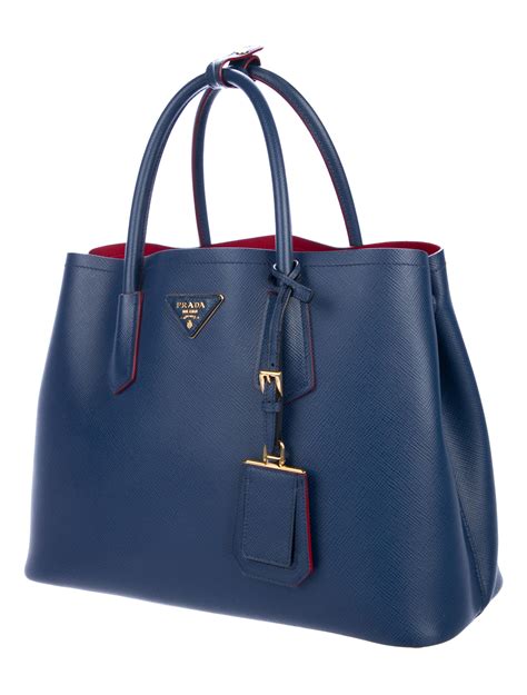 prada double tote|prada medium tote.